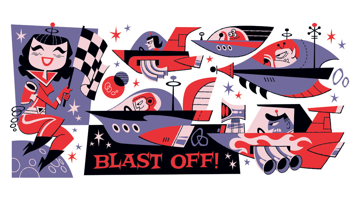 Go-Go Galaxy Print Set – DerekArt