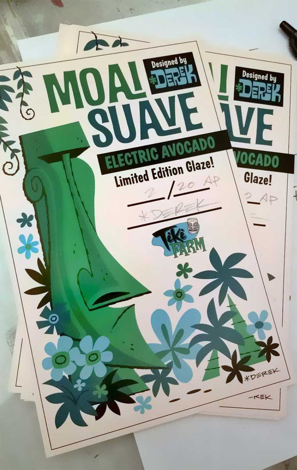 Moai Suave Tiki Mug + Sketch
