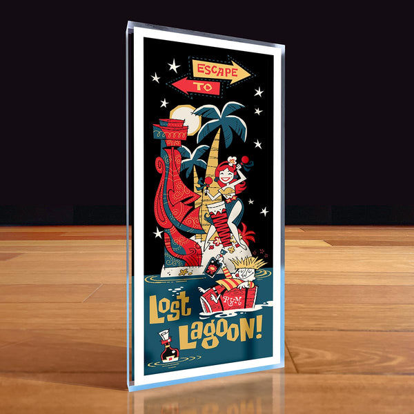 Lost Lagoon Acrylograph