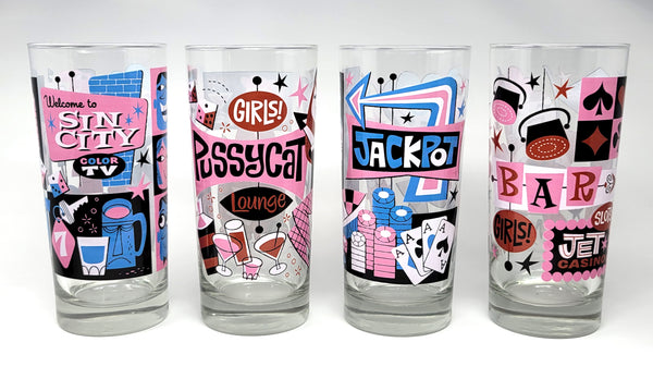 Sin City Glassware Set