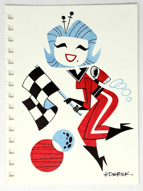 Space Race Original Sketch