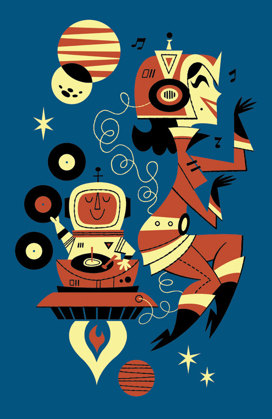 Astro DJ Art Print – DerekArt