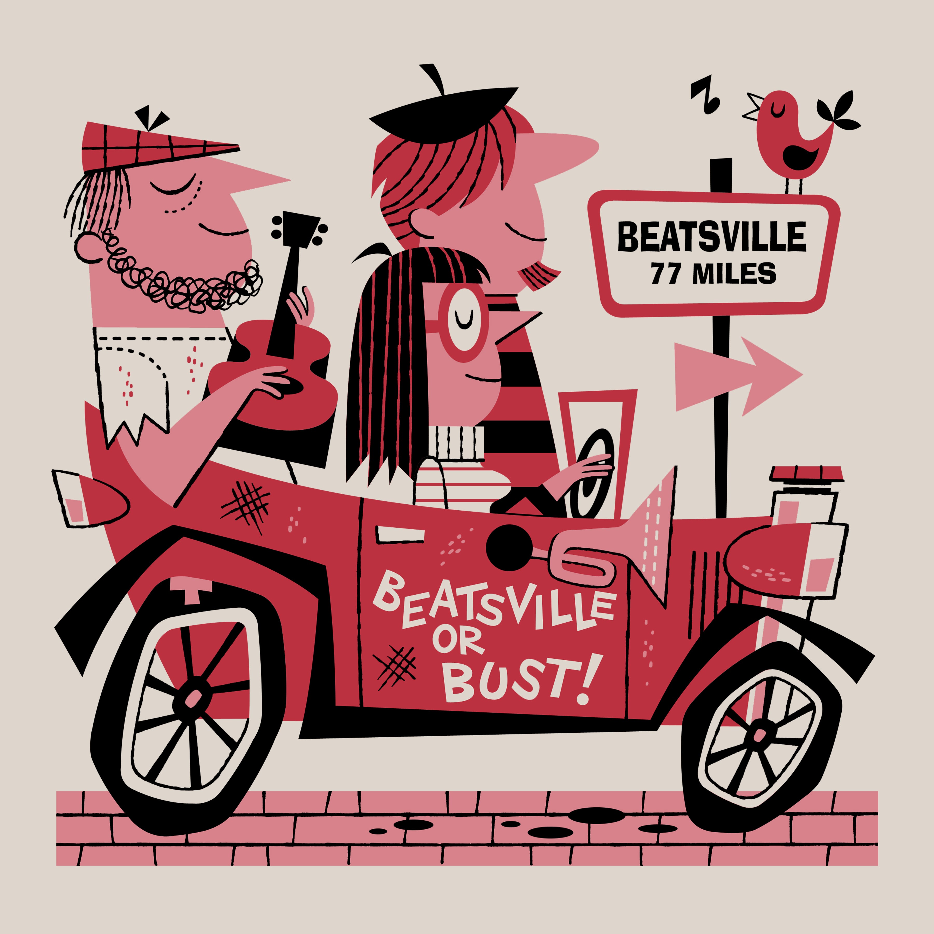 Beatsville Bound Art Print – DerekArt