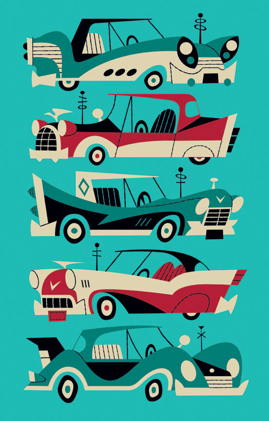 Cars of the Future...TODAY! Art Print