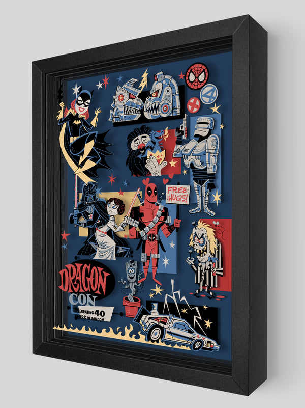 Dragon Con 40th Anniversary Acrylograph