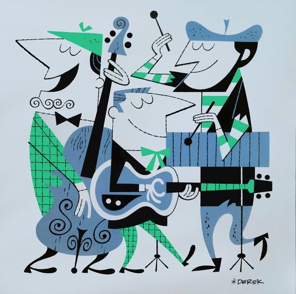 Jazzbo Trio Original Painting