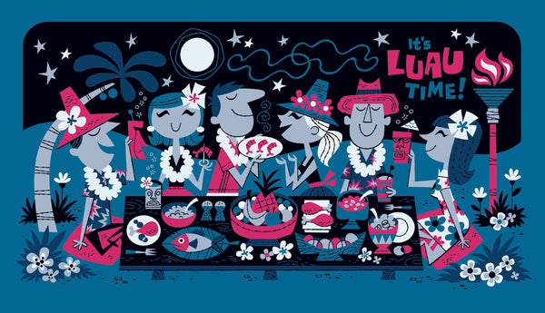 Luau Time Art Print