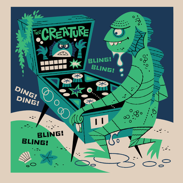 Pinball Creature Art Print