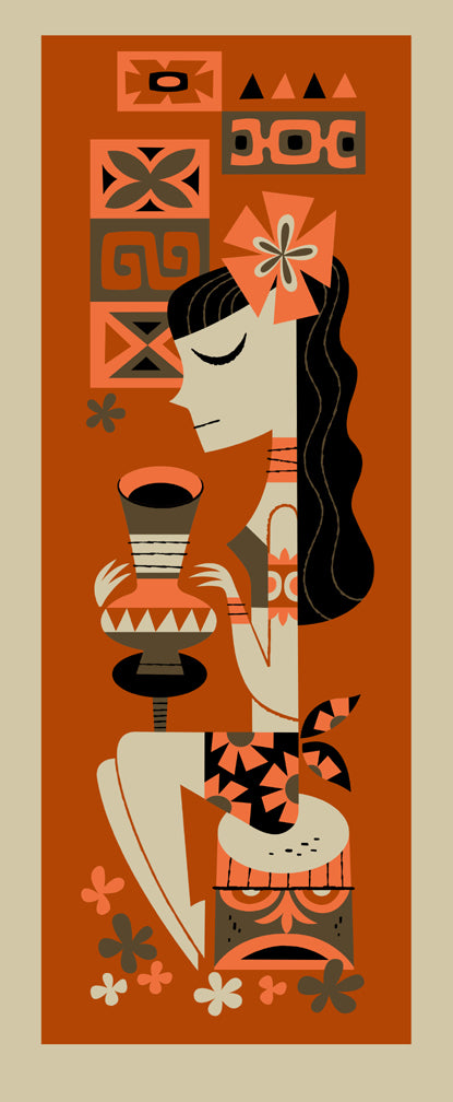 The Tiki Scene Print Set