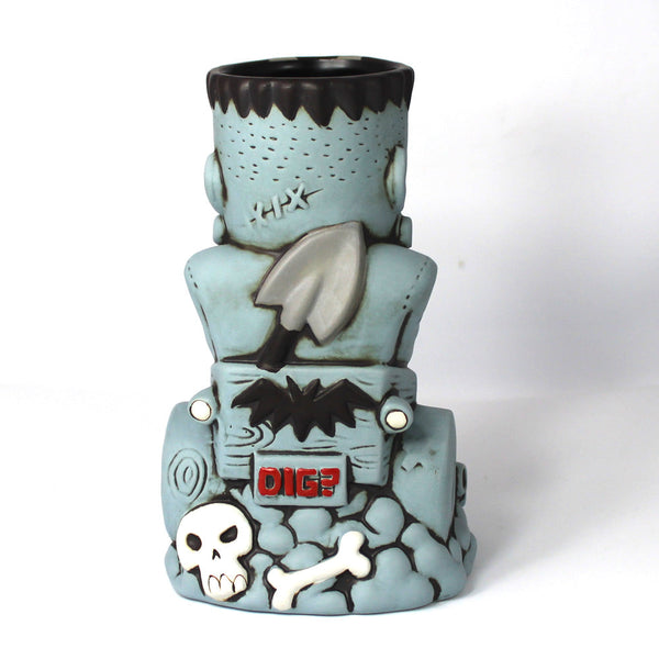 Ghoul Gasser Tiki Mug with Mini-Print and Original Sketch