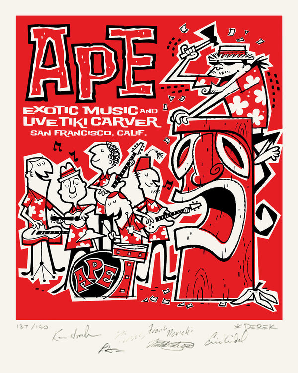 Ape Art Serigraph