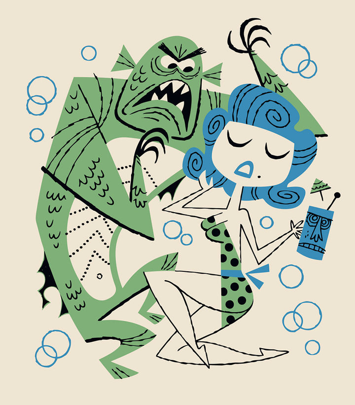 Creature Feature Art Print – DerekArt