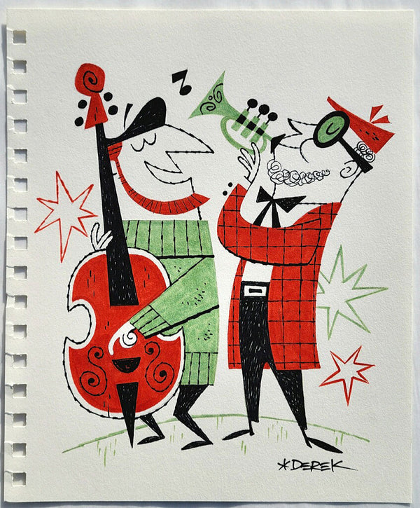 Jazzbo Jam Session Original Sketch