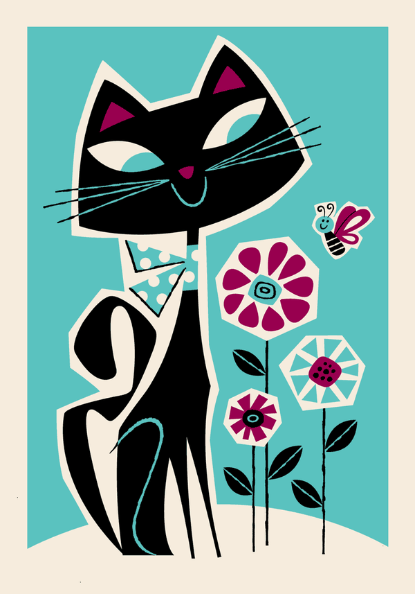Kitty Kat Art Print
