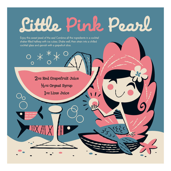 Little Pink Pearl Art Print