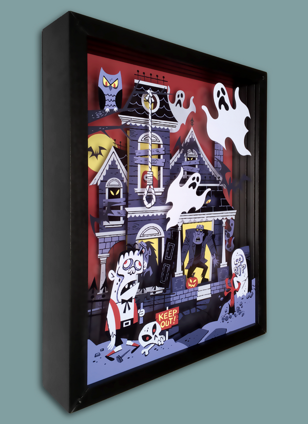 Spook Shack Sign Spook Shack Acrylograph – DerekArt