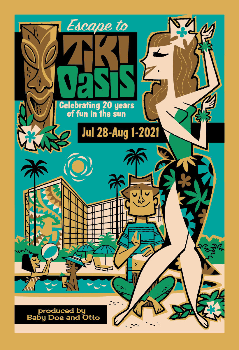 Tiki Oasis 21 Art Print – DerekArt