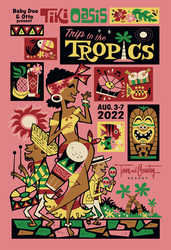 Tiki Oasis 22 Art Print – DerekArt Tiki Oasis 22 Art Print – DerekArt