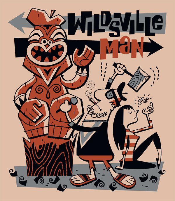 Wildsville, Man Art Serigraph